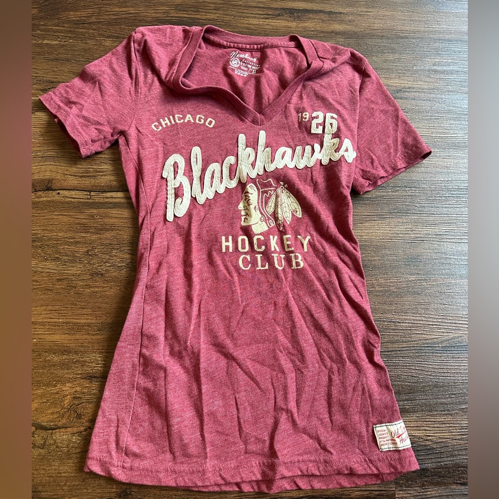XL Chicago Blackhawks Red T-Shirt